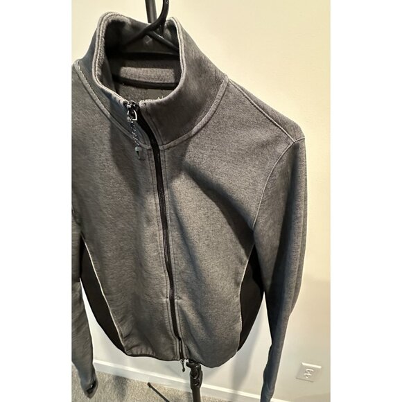 Armani Exchange Sweater Cardigan Men's Size L Full-Zip Gray Knit Jacket - Picture 3 of 12